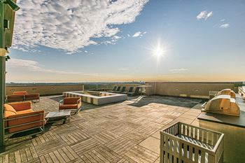 Rooftop lounge